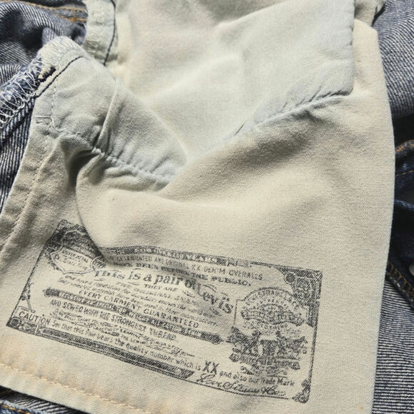 Levi's 501 XX Men's Button Fly 40x30 Blue Jeans Red Tag Mexico Distressed VTG - Picture 11 of 14